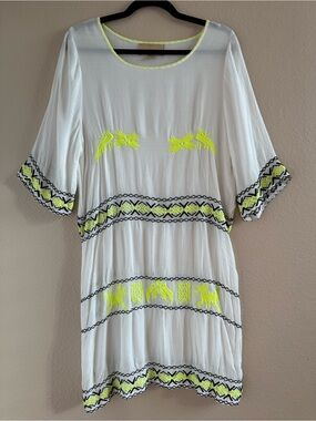 Muche Et Muchette Embroidered Boho Swim Coverup